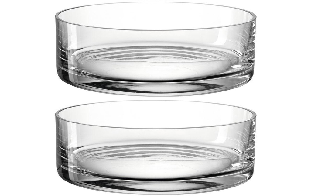 LEONARDO Coupe Novara 22.4 cm, 2 Pièce/s, Transparent