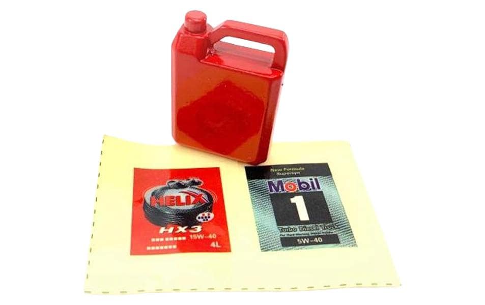 Absima 1:10 Bidon d'huile factice en métal Rouge