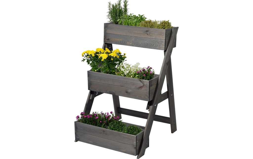 dobar Jardinière surélevée Escalier pour plantes à 3 marches