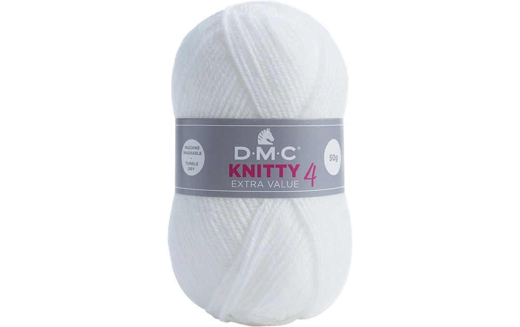 DMC Laine Knitty 4 Mini Blanc