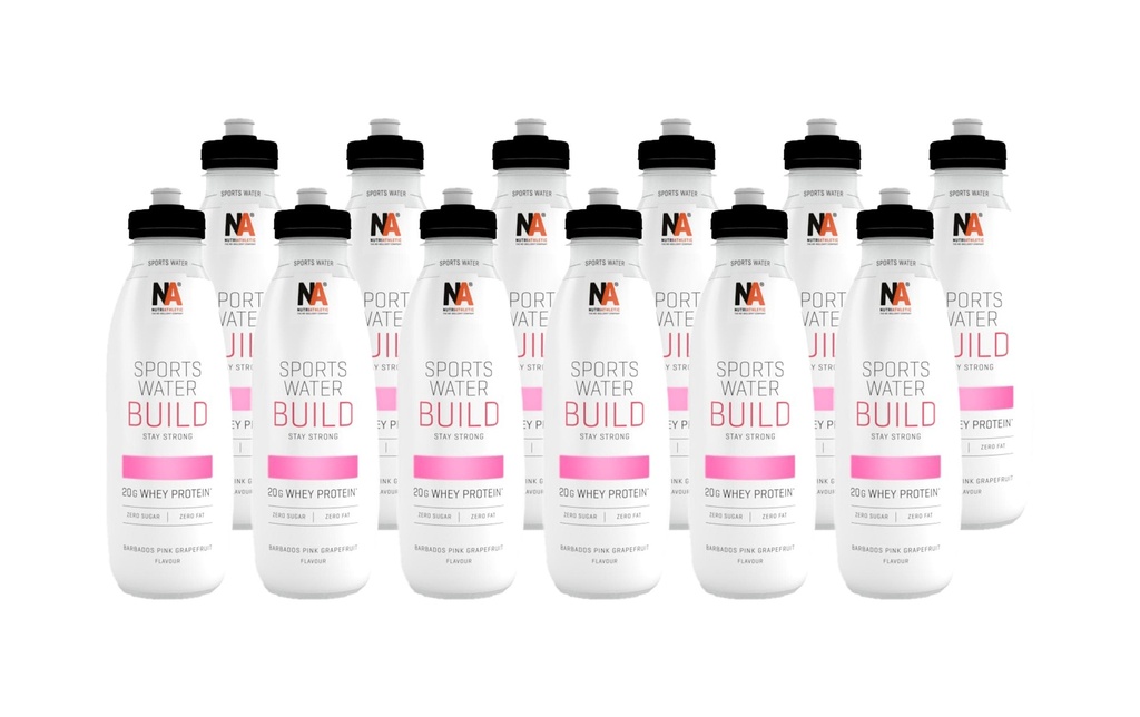 NUTRIATHLETIC Boisson sportive Sports Water Build 12 x 500 ml