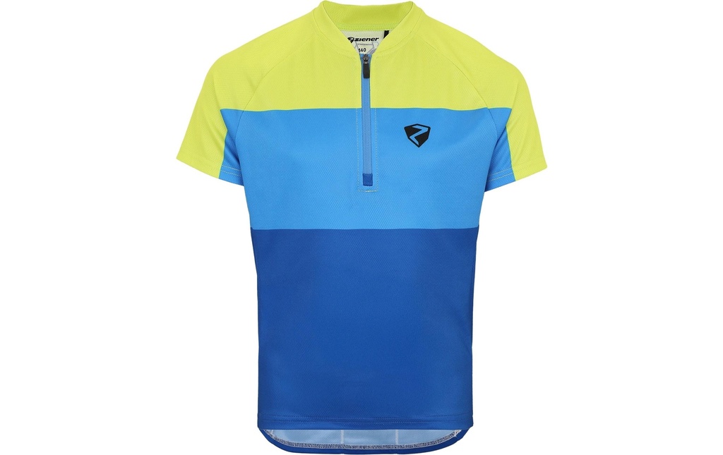 Ziener Maillot de vélo NESTEL-Z Junior unisexe Blue Bitter Lemon, Gr. 128