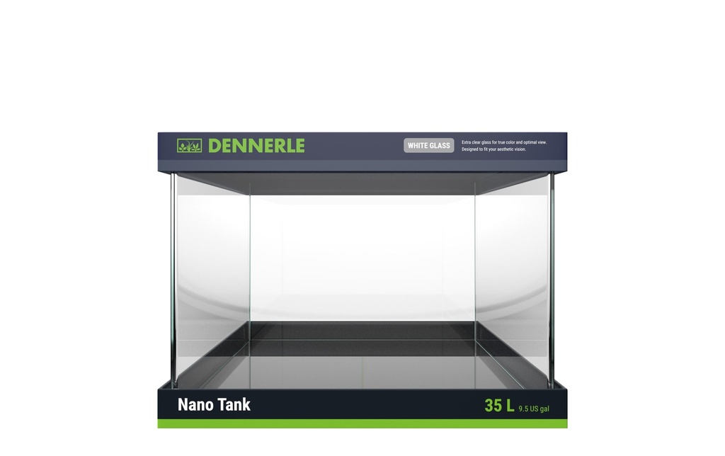 Dennerle Aquarium Nano Cube verre blanc, 35 l