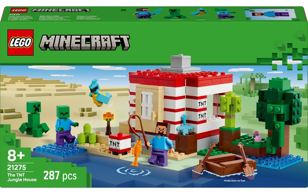 LEGO® Minecraft La maison de la jungle TNT 21275