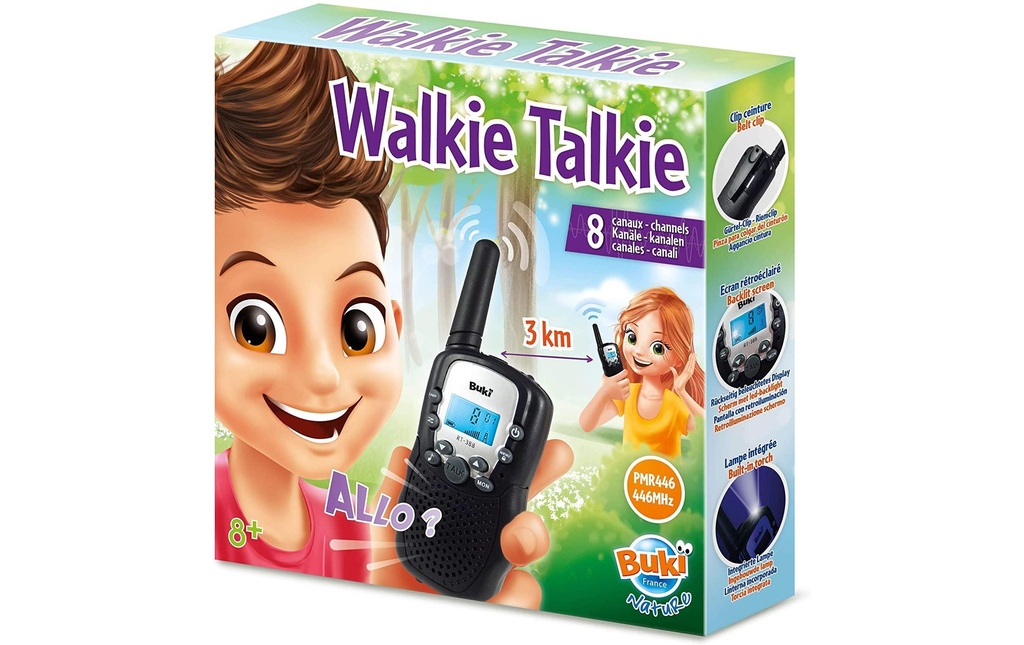 Buki Services de secours Talkie-walkie Buki avec piles