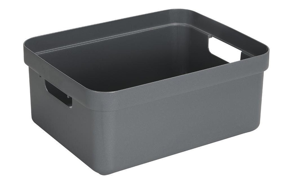Sigma Home Boîte de rangement 24 l Anthracite