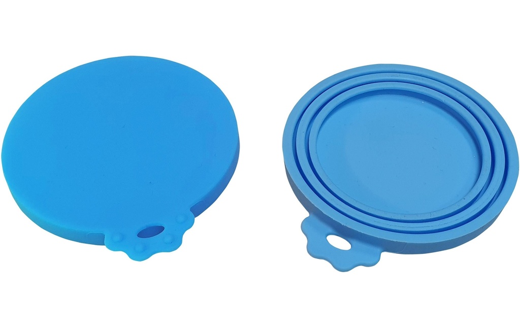 Nobby Couvercle de contenant Silicone, Ø 9 cm, bleu