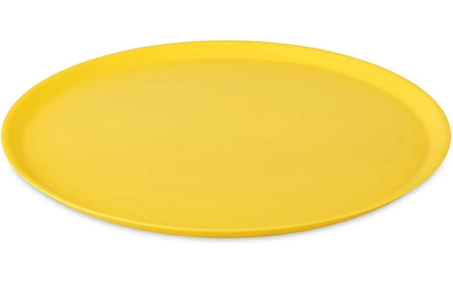 Koziol Assiette non décorative Connect 25,5 cm, 1 Pièce/s,Jaune
