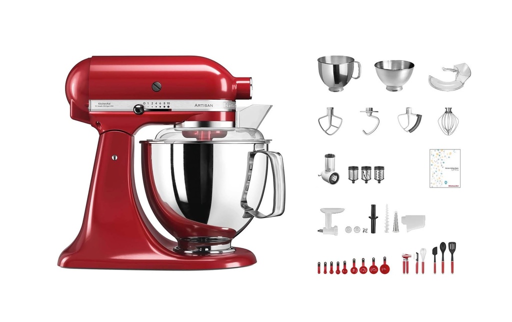 KitchenAid Robot ménager Artisan KSM200 Rouge