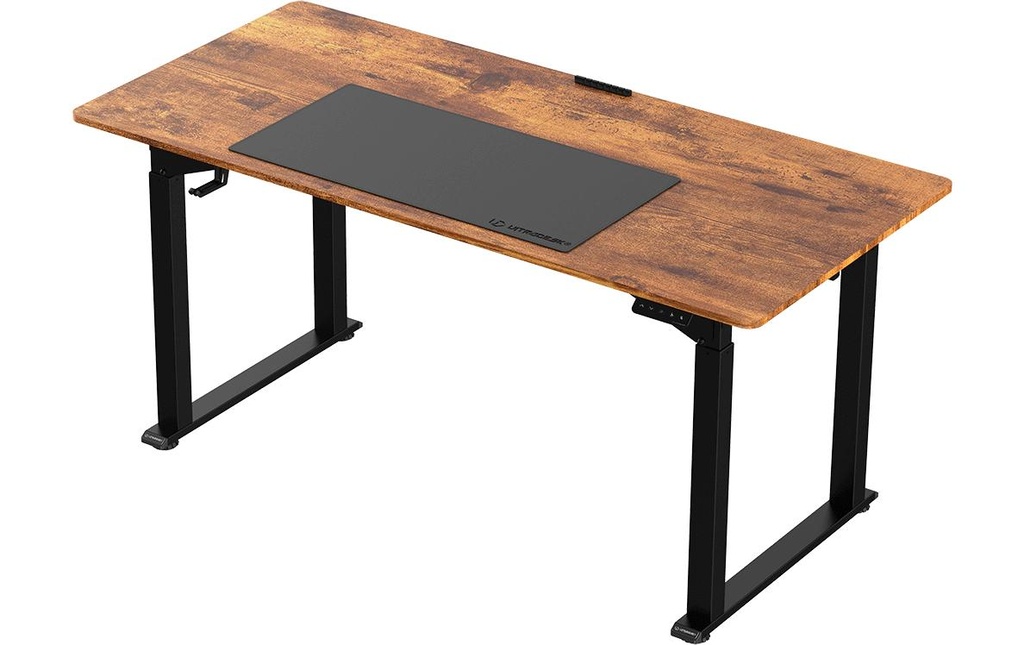 Ultradesk Table de jeu Uplift Noir/Brun