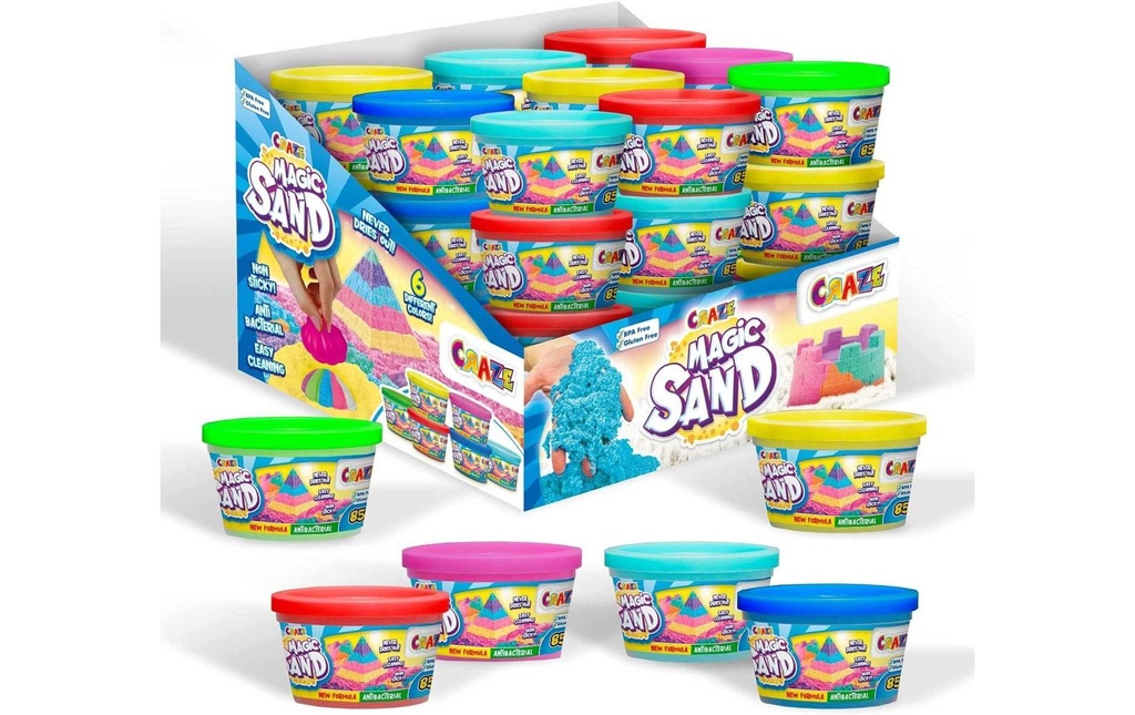 Craze Magic Sand, Starter (boîte), 85g