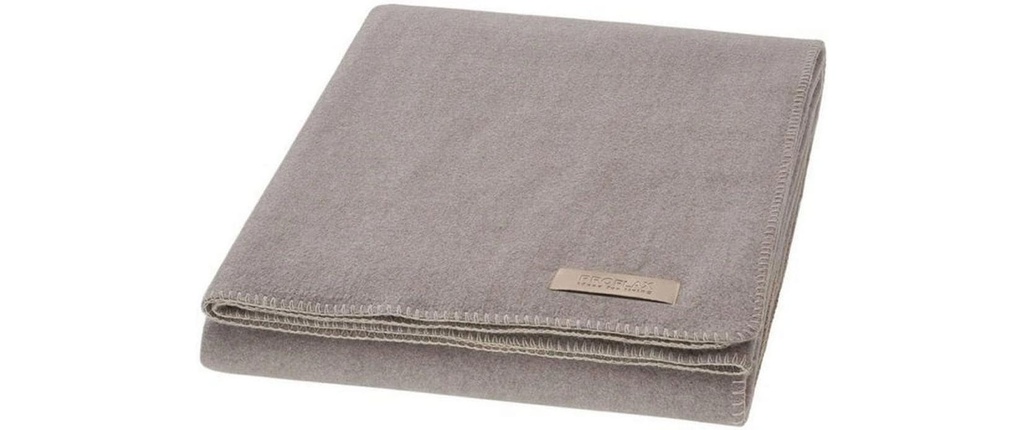 PROFLAX Couverture Fleece 160 x 200 cm, Stone