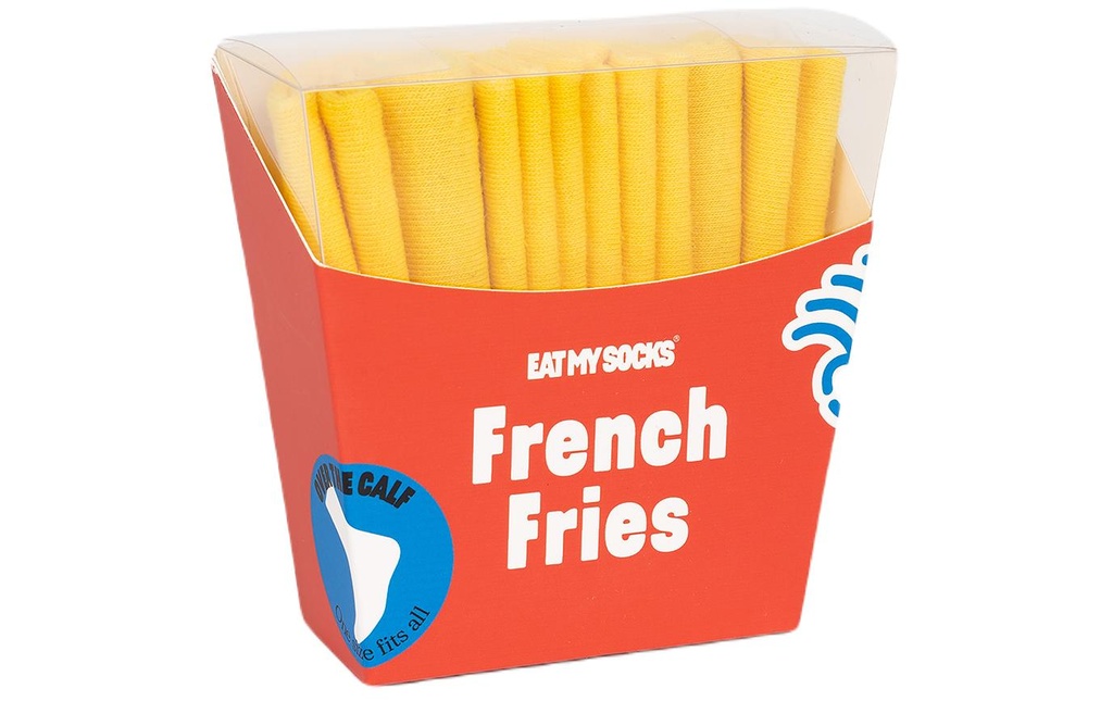 EatMySocks Chaussettes French Fries 1 paire, One Size