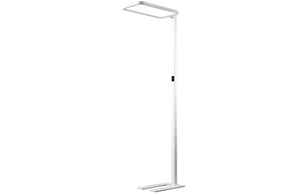 Hansa Lampe sur pied de bureau LED Saphir 80 W, 4000 Kelvin, blanc