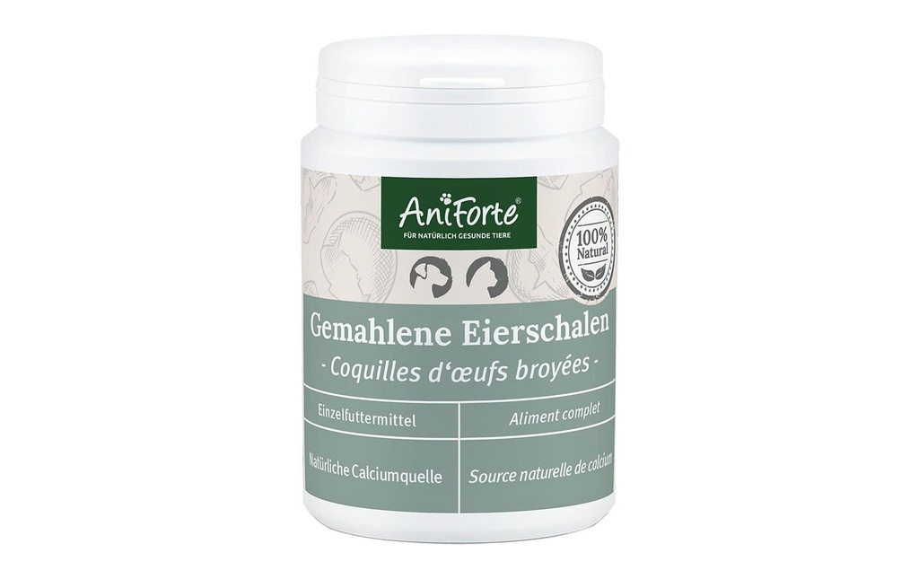 AniForte Supplément alimentaire pour chiens Poudre de coquilles d'œufs 250 g