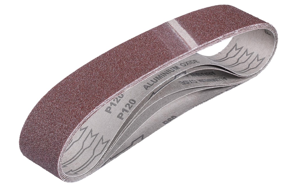 Einhell Kits de bandes abrasives 2x 60K, 2x 80K, 1x 120K pour ponceuse à bande