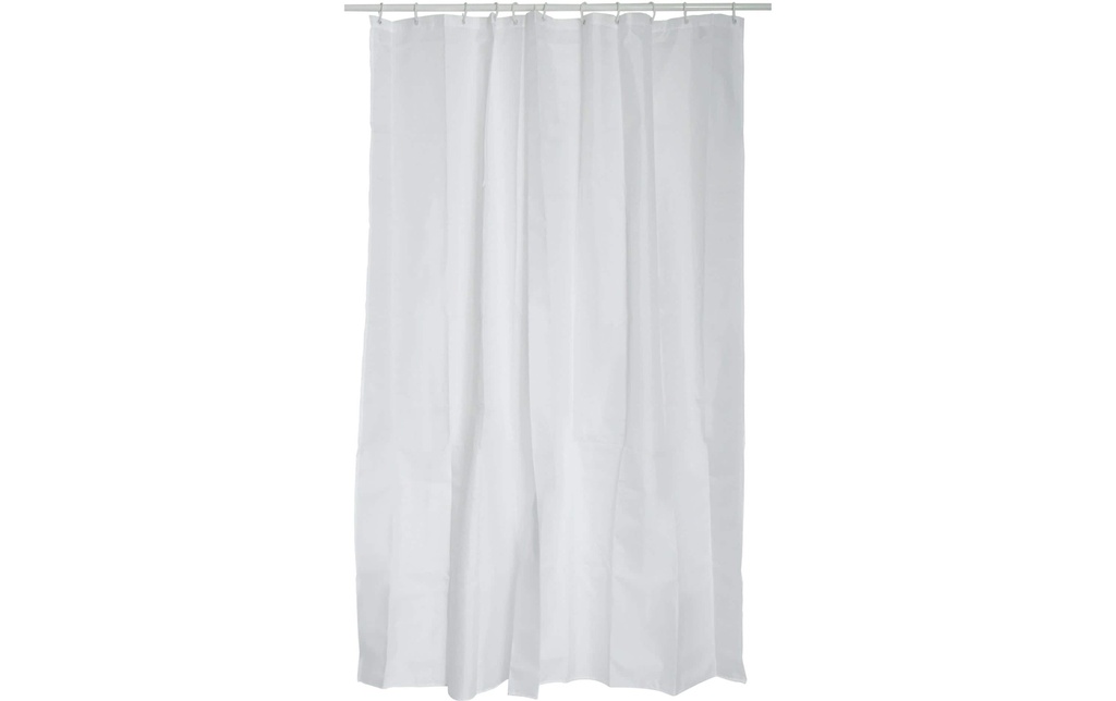 MSV Rideau de douche 120 x 200 cm, Blanc