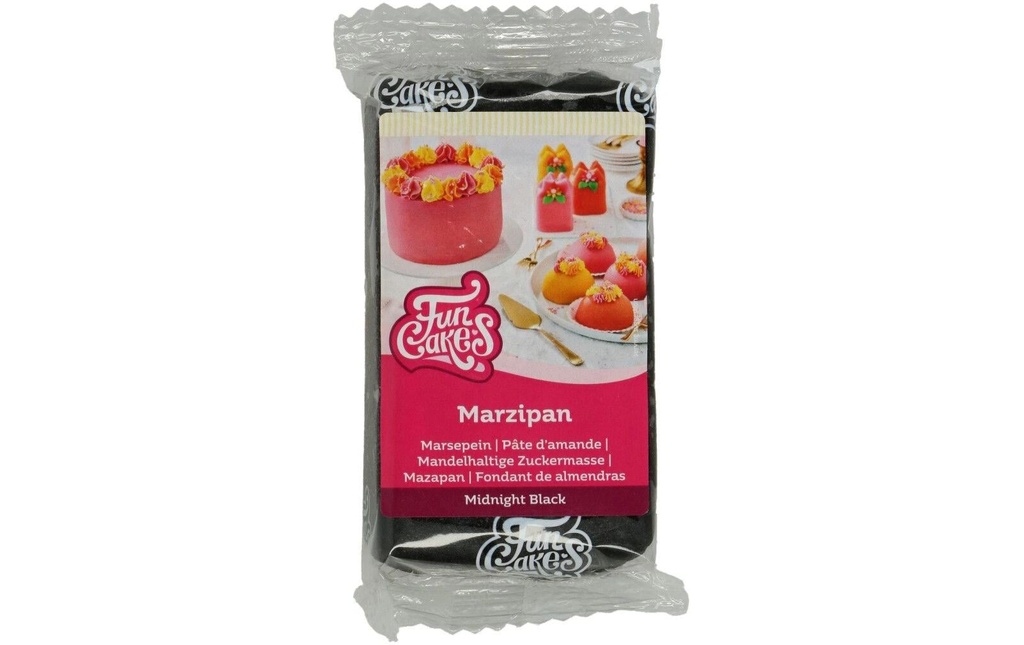 Funcakes Pâte d'amande – noir 250 g