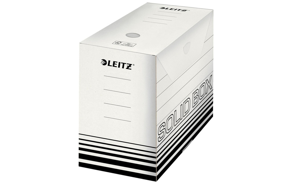 Leitz Boîte d’archivage Solid, 150 mm 10 pièces, noir