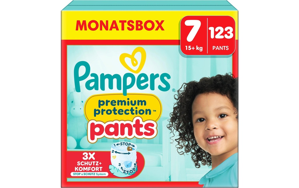 Pampers Couches Premium Protection Pants Extra Large taille 7