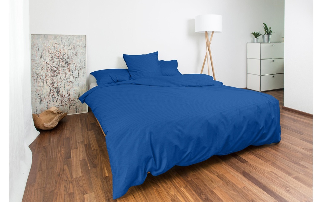 Night Fashion Housse de duvet Edi 160 x 210 cm, Bleu