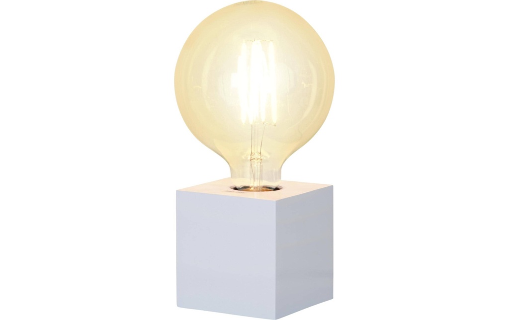 Star Trading Lampe de bureau KUB E27 Blanc