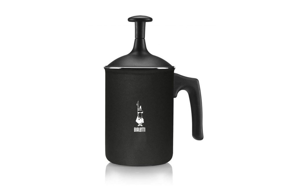 Bialetti Mousseur à lait Tuttocrema 3 tasses, Noir