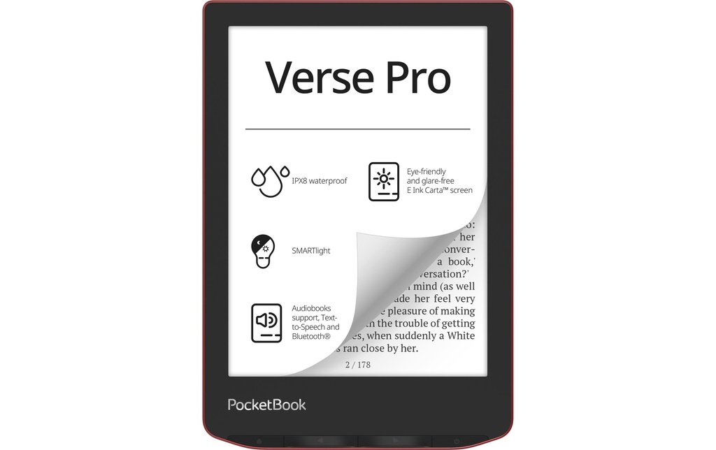 PocketBook Lecteur E-Book Verse Pro Passion Red