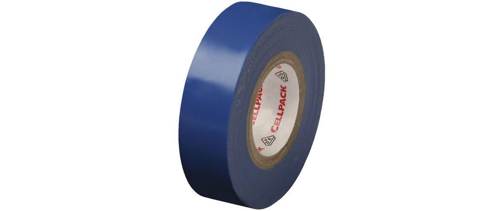 Cellpack AG Bande isolante 10 m x 15 mm, Bleu