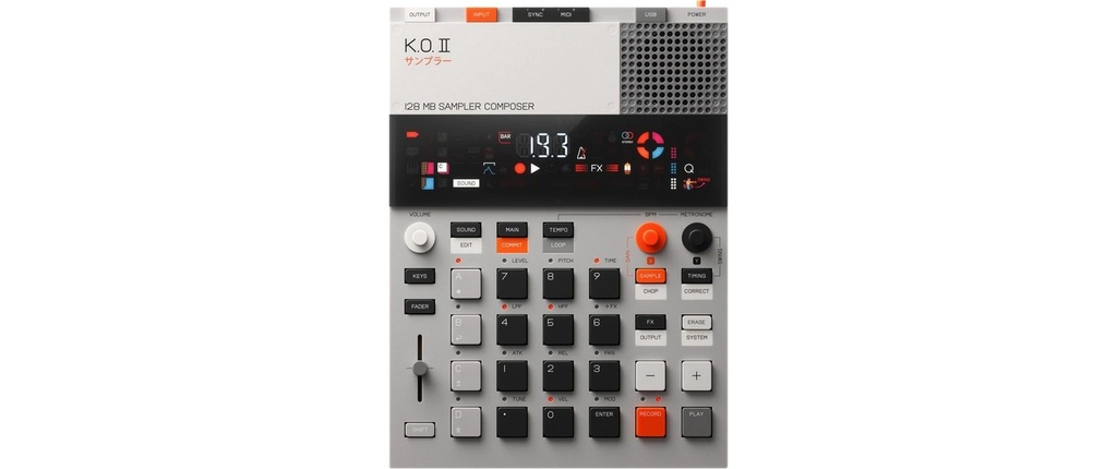 Teenage Engineering Lecteur d’échantillons EP133 K.O. II 128 MB