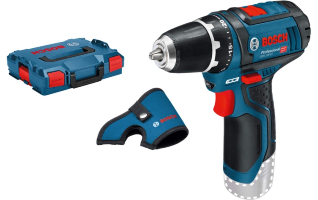 Bosch Professional Perceuse-visseuse sans fil PRO GSR 12V-15 en L-BOXX (sans batterie)