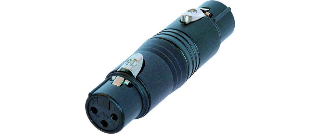 Neutrik Adaptateur audio XLR 3 pôles, femelle - XLR 3 pôles, femelle