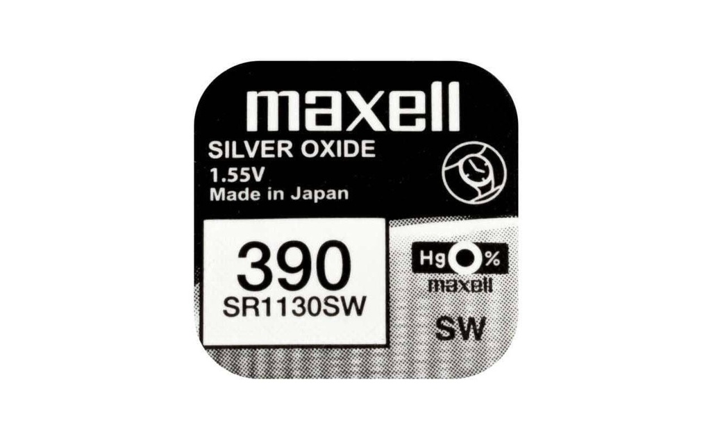 Maxell Europe LTD. Pile bouton 390 SR1130SW , 10 Pièce/s