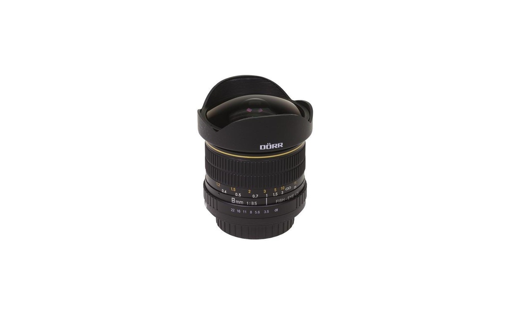 Dörr Longueur focale fixe 8mm F/3.5 – Sony A-Mount