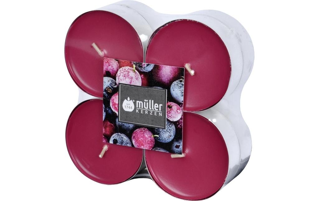 müller Kerzen Bougie parfumée Wild Berries 8 pièces