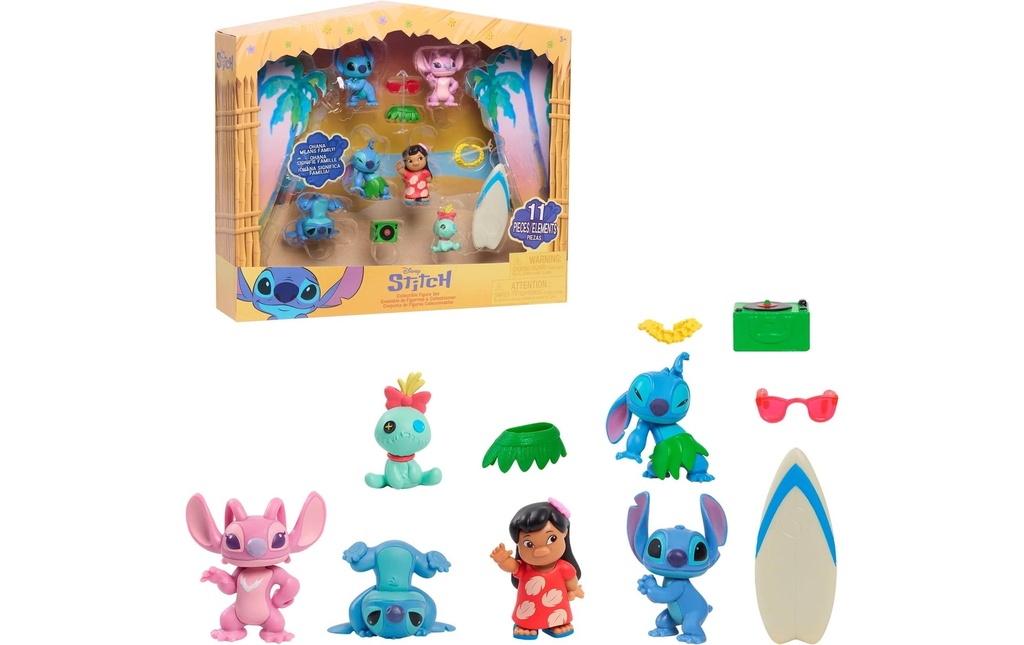 Stitch Set de figurines à collectionner Disney Stitch 11 pièces