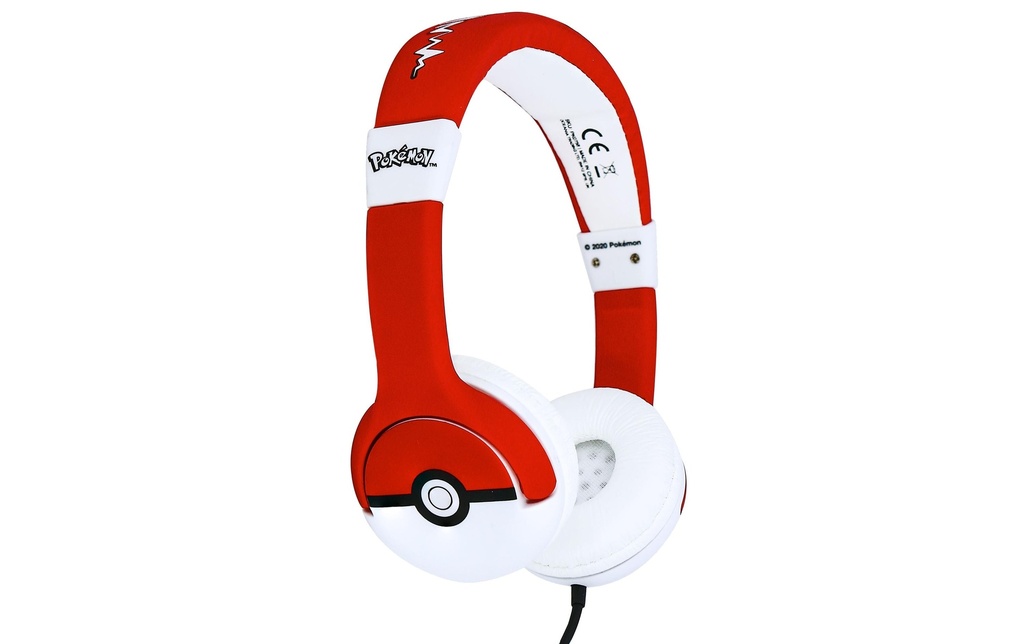 OTL Casques extra-auriculaires Pokemon Pokeball Rouge
