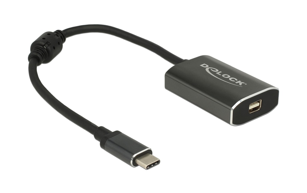 Delock Adaptateur 4K USB-C - Mini-DP/USB-C  avec PD