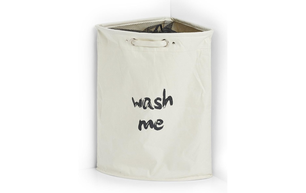 Zeller Present Corbeille à lessive Wash me Beige, 64 l