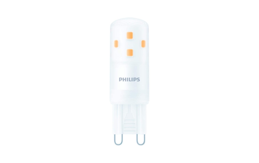 Philips Lampe LED 2.6W (25W), G9, 300 lm, 2700K, Blanc chaud (WW)