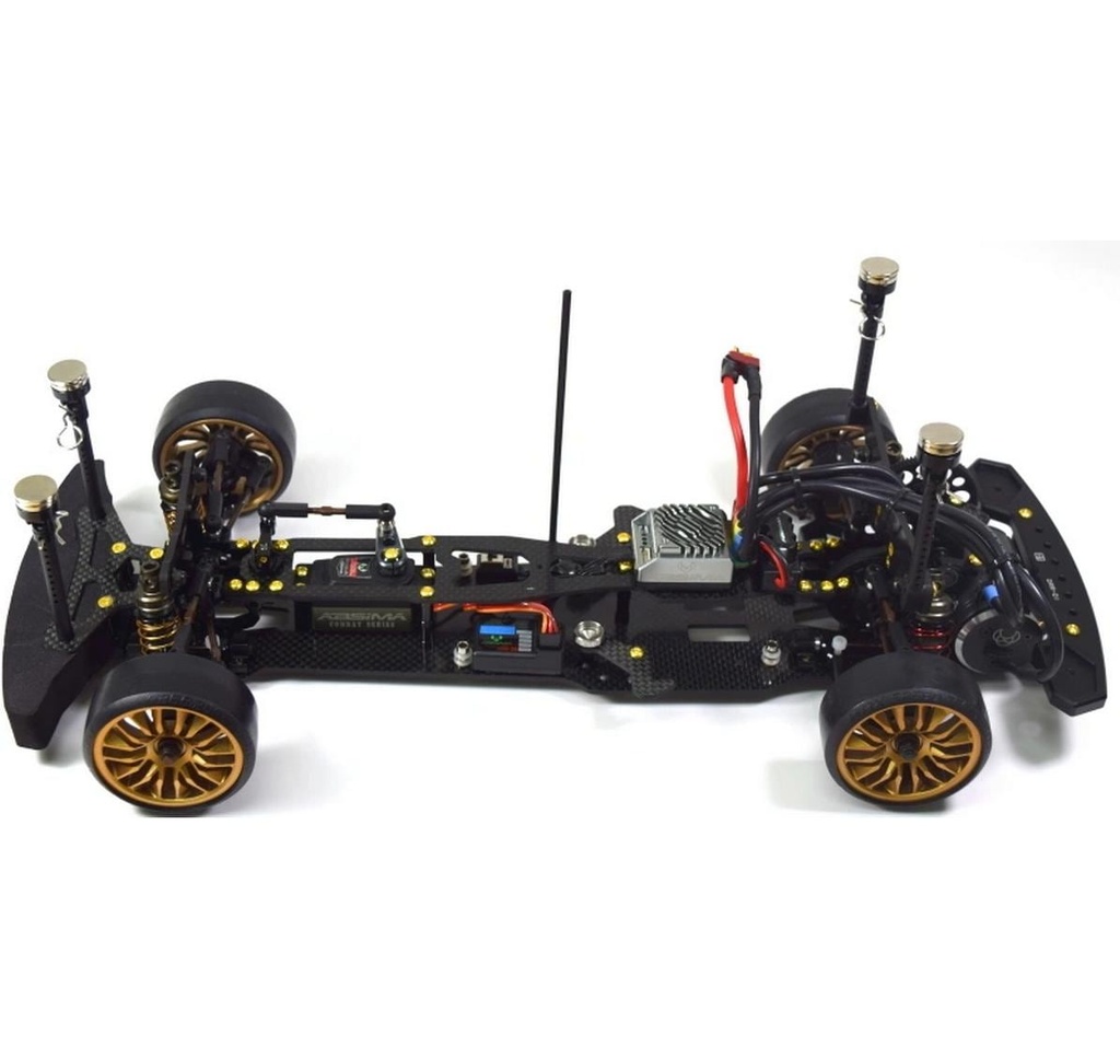 Absima Aimant en aluminium – support de carrosserie noir (4 )