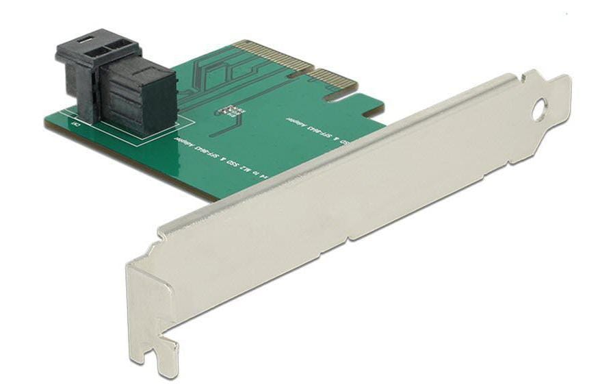 Delock Adaptateur de bus hôte Controller PCI-ex4 - U.2 Bracket FH