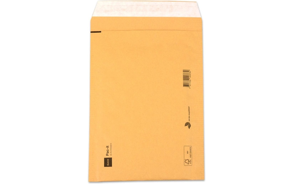 ELCO Enveloppe Zero Plastic 170 x 225 mm, 100 pièces