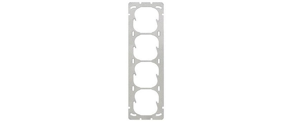 Feller EDIZIOdue Plaque de fixation 4 parties verticales