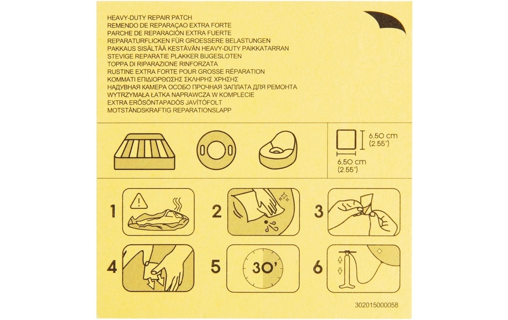 Bestway Kits de réparation Patch de réparation résistant 10 pièces
