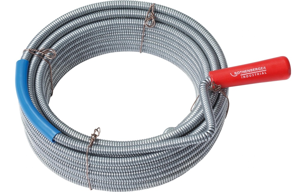Rothenberger Spirale de nettoyage de tuyaux avec griffe 10 m x 9 mm