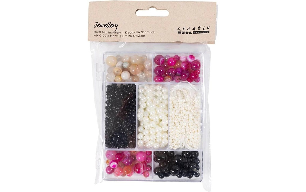Creativ Company Kits de perles Cristaux, Couleurs assorties