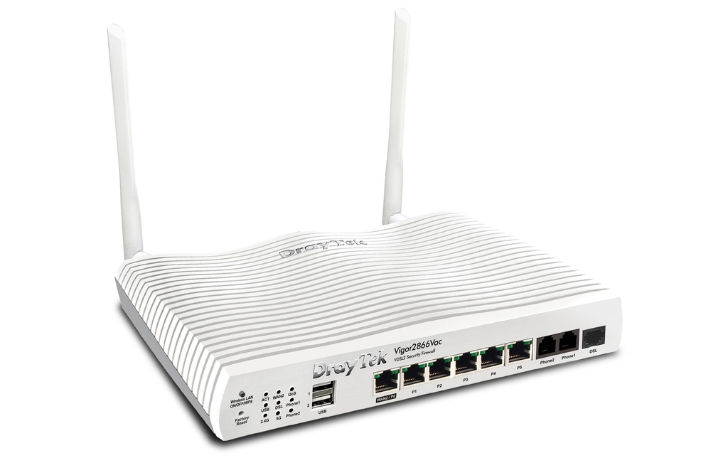 DrayTek Modem G.Fast Vigor2866Vac VoIP
