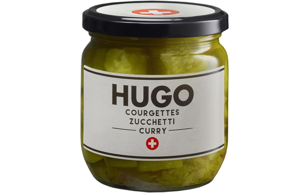 Hugo Reitzel Verre Courgettes suisses au curry 210 g