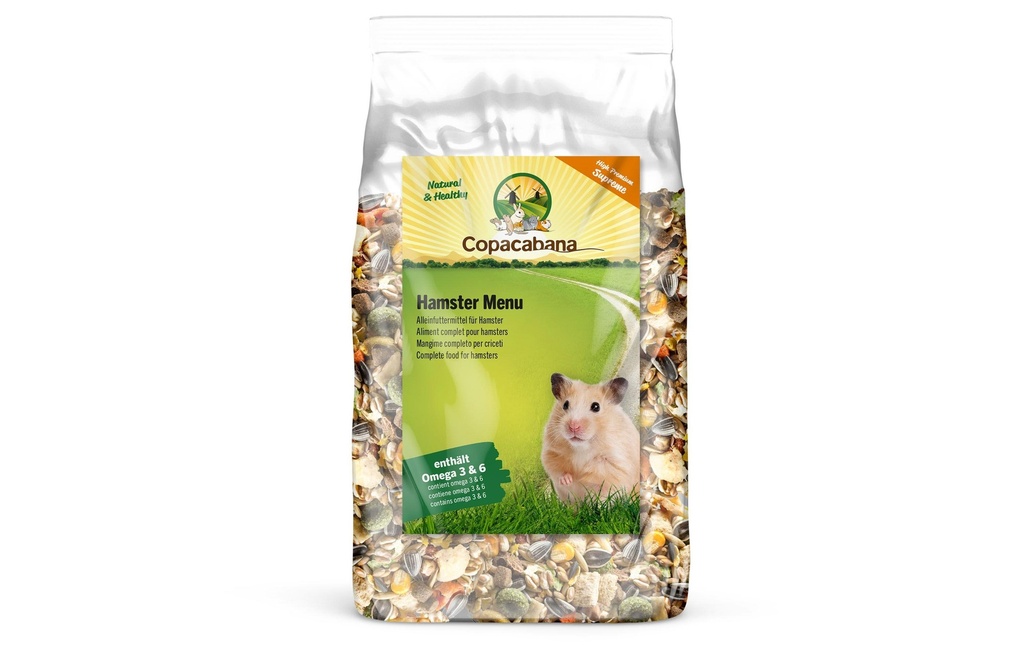 Copacabana Nourriture de base Menu Hamster Supreme, 750 g